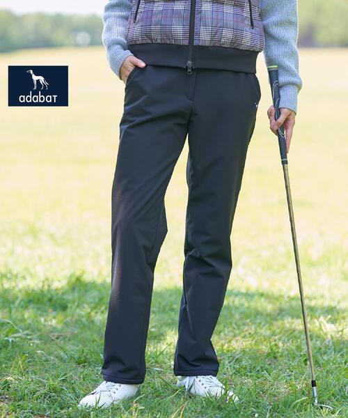 adabat(アダバット)の「【ADABAT NAVY】【撥水】裏起毛ストレッチパンツ(その他パンツ・レディース・ブラック/ホワイト・36/38/40/42)」の3枚目の写真