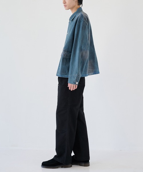 BASICKS(ベイシックス)の「【BASICKS】Double Knee Trousers(その他パンツ・メンズ・ブラック・M/S)」の4枚目の写真