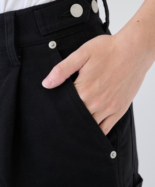 BASICKS(ベイシックス)の「【BASICKS】Double Knee Trousers(その他パンツ・メンズ・ブラック・M/S)」の10枚目の写真