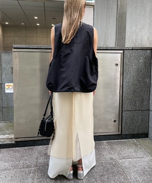 AIC.（エーアイシー）の「アウトポケットナイロンベスト（ベスト・レディース・ブラック・FREE）」の11枚目の写真