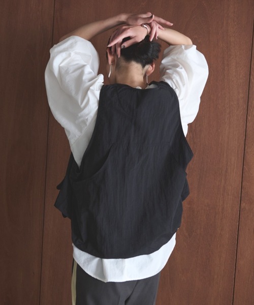 AIC.（エーアイシー）の「アウトポケットナイロンベスト（ベスト・レディース・ブラック・FREE）」の16枚目の写真