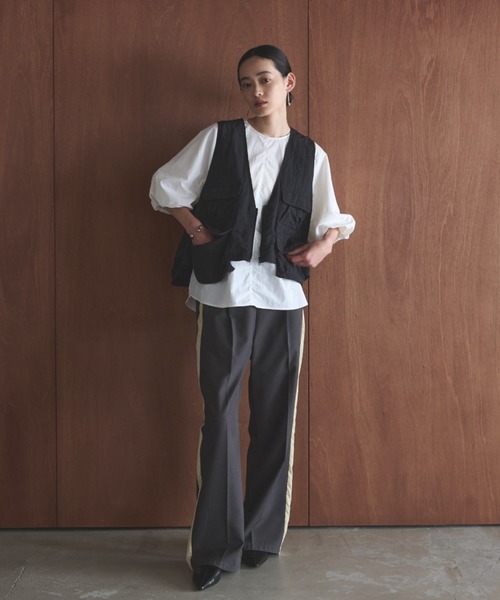 AIC.（エーアイシー）の「アウトポケットナイロンベスト（ベスト・レディース・ブラック・FREE）」の19枚目の写真