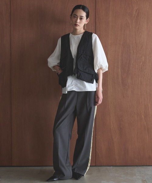 AIC.（エーアイシー）の「アウトポケットナイロンベスト（ベスト・レディース・ブラック・FREE）」の20枚目の写真