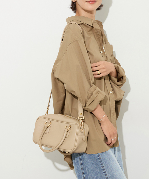 GIANNI NOTARO（ジャンニノターロ）の「【GIANNI NOTARO/ジャンニ ノターロ】BOSTON BAG（ボストンバッグ・レディース・ブラック/ブラウン系その他・FREE）」の2枚目の写真