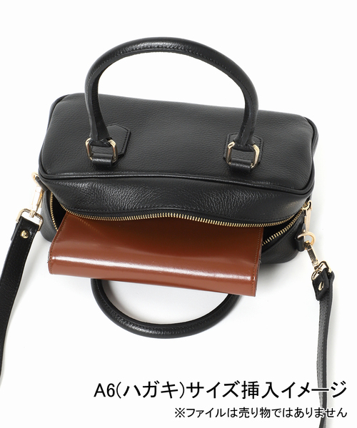 GIANNI NOTARO（ジャンニノターロ）の「【GIANNI NOTARO/ジャンニ ノターロ】BOSTON BAG（ボストンバッグ・レディース・ブラック/ブラウン系その他・FREE）」の9枚目の写真