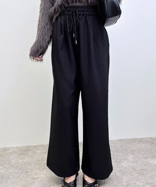 INGNI（イング）の「イージーワイドパンツ（その他パンツ・レディース・チャコールグレー/ブラウン/ブラック・FREE）」の7枚目の写真