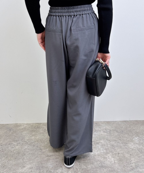 INGNI（イング）の「イージーワイドパンツ（その他パンツ・レディース・チャコールグレー/ブラウン/ブラック・FREE）」の13枚目の写真