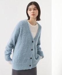【ふわふわあったか】フェザーカーディガン