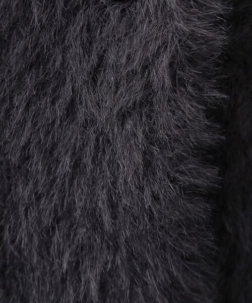 THE SHOP TK （ザ ショップ ティーケー ）の「【ふわふわあったか】フェザーカーディガン（カーディガン/ボレロ・レディース・アイボリー/ブルー/スミクロ/オレンジ・12/13）」の8枚目の写真