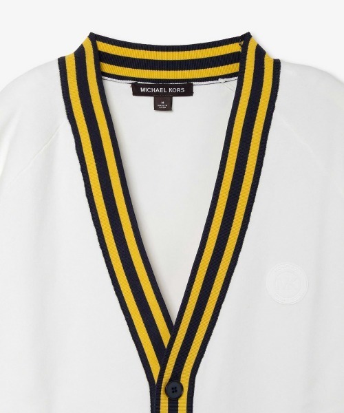 MICHAEL KORS（マイケルコース）の「スポーツ チャーム カーディガン（カーディガン/ボレロ・メンズ・ホワイト・L/M/XS/S/XL）」の3枚目の写真