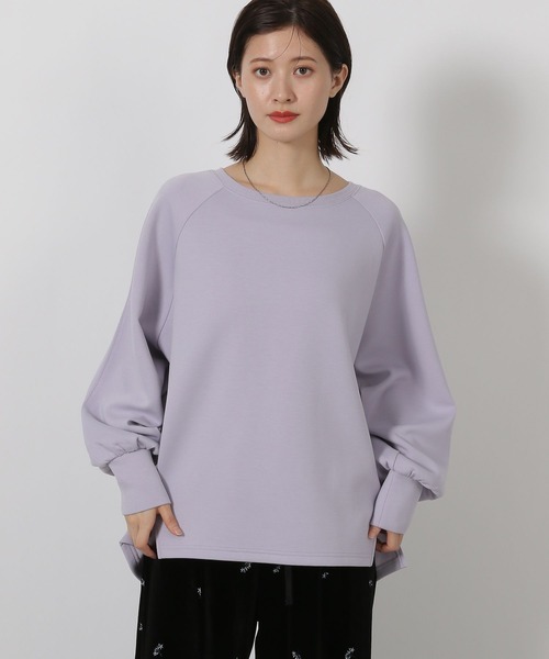 LAKOLE（ラコレ）の「ダンボールスウェッティー / 594733（Tシャツ/カットソー・レディース・ブラック/パープル/グレー/サンドグレー・FREE）」の4枚目の写真