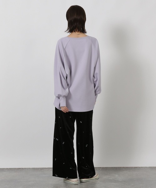 LAKOLE（ラコレ）の「ダンボールスウェッティー / 594733（Tシャツ/カットソー・レディース・ブラック/パープル/グレー/サンドグレー・FREE）」の20枚目の写真