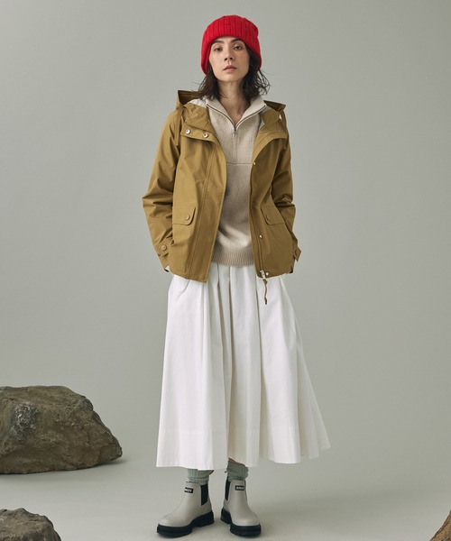 AIGLE（エーグル）の「ウールブレンド ハーフジップニットセーター（ニット/セーター・レディース・オフホワイト/ピンク/ダークネイビー・L/M/XS/S）」の11枚目の写真