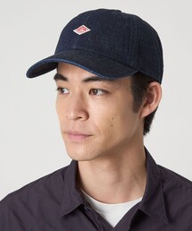 DANTON（ダントン）の「＜DANTON＞デニム ウォッシュド ロゴ キャップ（キャップ・メンズ）」