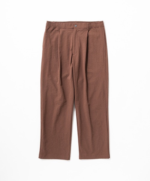 THOUSAND MILE（サウザンドマイル）の「[M's]TUCK LONG PANTS SEERSUCKER/タックロングパンツ シアサッカー（その他パンツ・メンズ・ブラウン/ネイビー/ブラック・M/XL/L/S）」の3枚目の写真