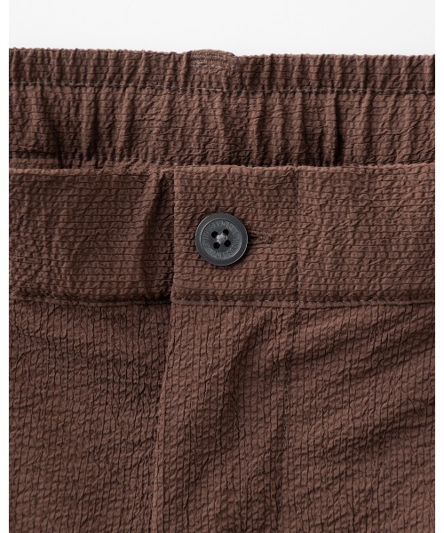 THOUSAND MILE（サウザンドマイル）の「[M's]TUCK LONG PANTS SEERSUCKER/タックロングパンツ シアサッカー（その他パンツ・メンズ・ブラウン/ネイビー/ブラック・M/XL/L/S）」の5枚目の写真