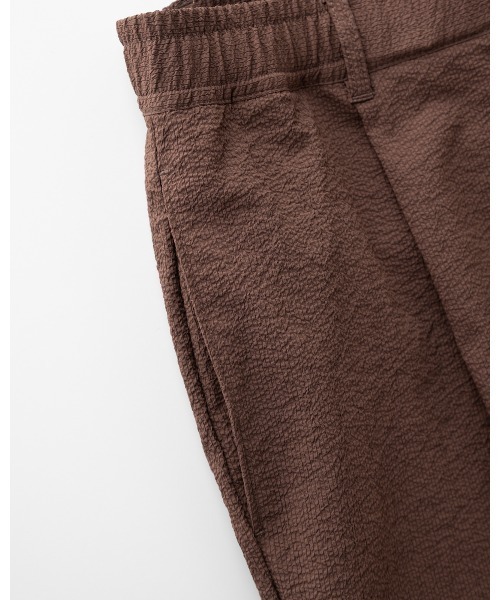 THOUSAND MILE（サウザンドマイル）の「[M's]TUCK LONG PANTS SEERSUCKER/タックロングパンツ シアサッカー（その他パンツ・メンズ・ブラウン/ネイビー/ブラック・M/XL/L/S）」の7枚目の写真