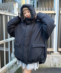 CIAOPANIC(チャオパニック)の中綿フードハッピージャケット(ブルゾン)