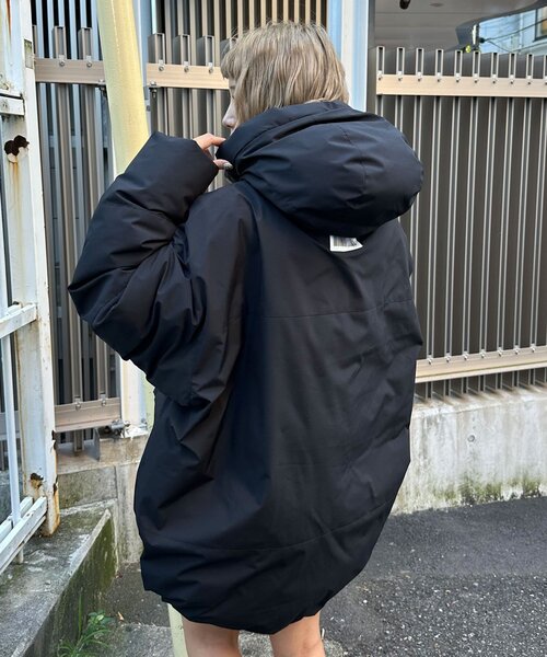 ※464新品 チャオパニック　フード付き　中綿ジャケット　ウール　Mサイズ　カーキ　パデッドジャケット　CIAOPANIC