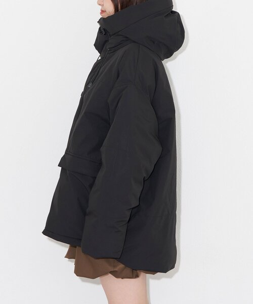 CIAOPANIC（チャオパニック）の「中綿フードハッピージャケット（ブルゾン・レディース・ブルー/カーキ/グレー/ブラック/チャコールグレー・MEDIUM/LARGE）」の18枚目の写真