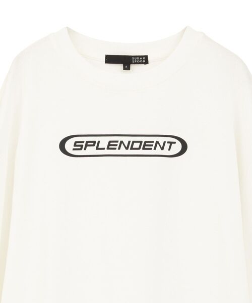 Sugar spoon（シュガースプーン）の「・SUGAR SPOON スポーツロゴptロンTEE（Tシャツ/カットソー・レディース・ライトグレー/オフホワイト/ブラック・FREE）」の10枚目の写真