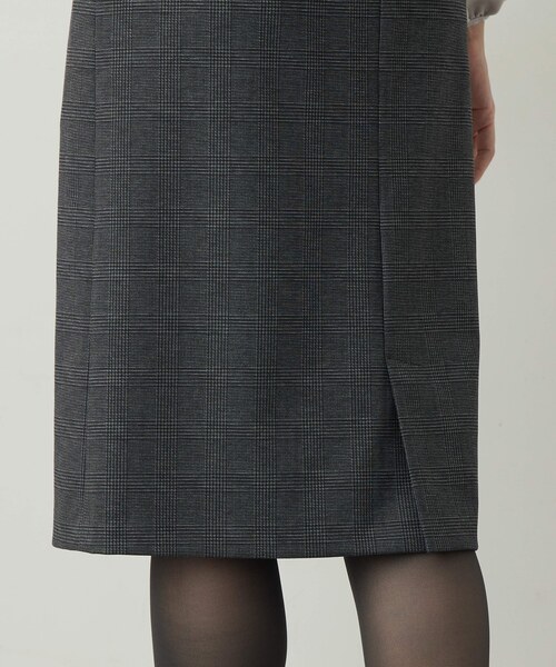 A/C DESIGN BY ALPHA CUBIC(エーシーデザインバイアルファキュービック)の「【アルファブリック】ストレッチタイトスカート【ウエストゴム】(スカート・レディース・ネイビー/ブラック/ライトグレー・64/67/70/61)」の18枚目の写真