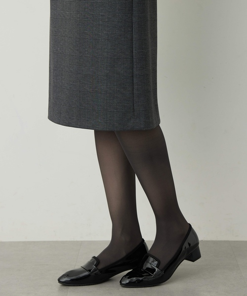 A/C DESIGN BY ALPHA CUBIC(エーシーデザインバイアルファキュービック)の「【アルファブリック】ストレッチタイトスカート【ウエストゴム】(スカート・レディース・ネイビー/ブラック/ライトグレー・64/67/70/61)」の21枚目の写真