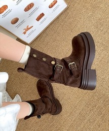 mebole（メボレ）の「Autumn Suede Mid Boots（ブーツ）」