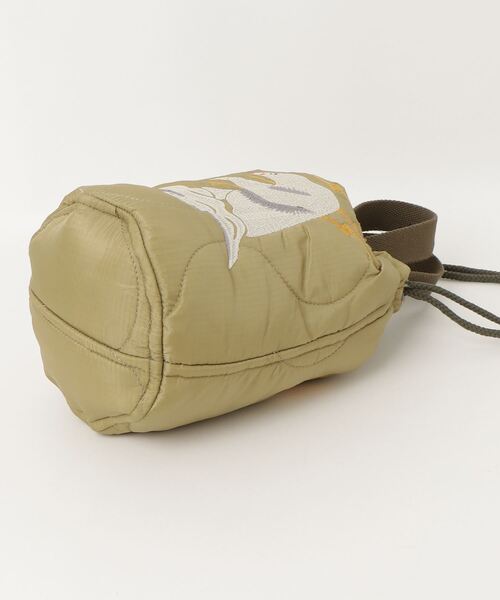 HOUSTON（ヒューストン）の「【UT205】【HOUSTON/ヒューストン】EMB QUILTING EFFECT BAG 6846『ALASKA』（ハンドバッグ・メンズ・ブラック/オリーブドラブ・FREE）」の19枚目の写真