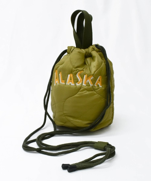 HOUSTON（ヒューストン）の「【UT205】【HOUSTON/ヒューストン】EMB QUILTING EFFECT BAG 6846『ALASKA』（ハンドバッグ・メンズ・ブラック/オリーブドラブ・FREE）」の22枚目の写真