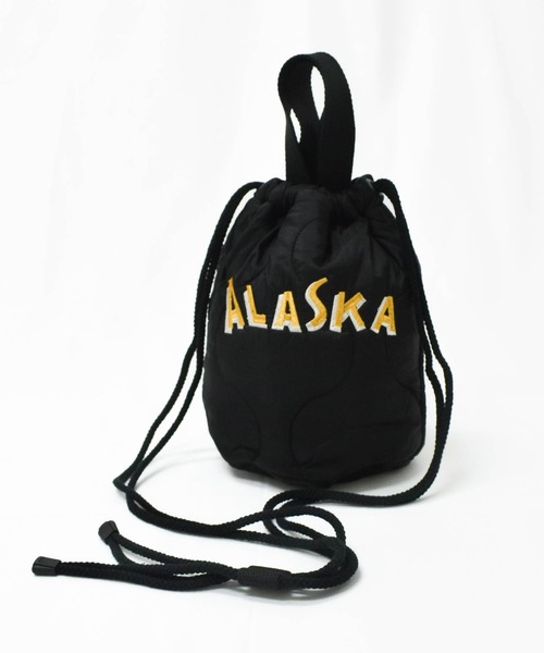 HOUSTON（ヒューストン）の「【UT205】【HOUSTON/ヒューストン】EMB QUILTING EFFECT BAG 6846『ALASKA』（ハンドバッグ・メンズ・ブラック/オリーブドラブ・FREE）」の8枚目の写真