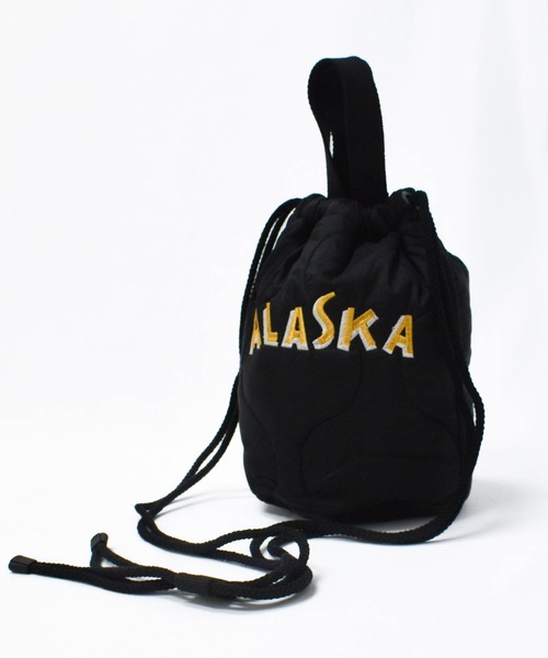 HOUSTON（ヒューストン）の「【UT205】【HOUSTON/ヒューストン】EMB QUILTING EFFECT BAG 6846『ALASKA』（ハンドバッグ・メンズ・ブラック/オリーブドラブ・FREE）」の12枚目の写真
