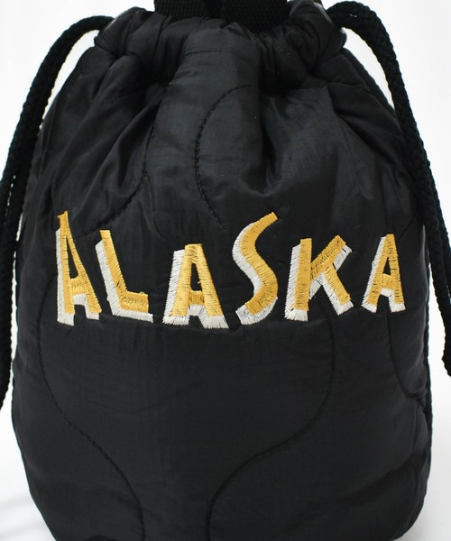 HOUSTON（ヒューストン）の「【UT205】【HOUSTON/ヒューストン】EMB QUILTING EFFECT BAG 6846『ALASKA』（ハンドバッグ・メンズ・ブラック/オリーブドラブ・FREE）」の13枚目の写真