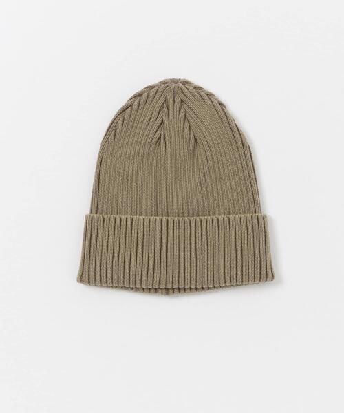 SMELLY（スメリー）の「ウォッシュリブワッチ（ニットキャップ/ビーニー・レディース・ブルー/ベージュ・-）」の6枚目の写真