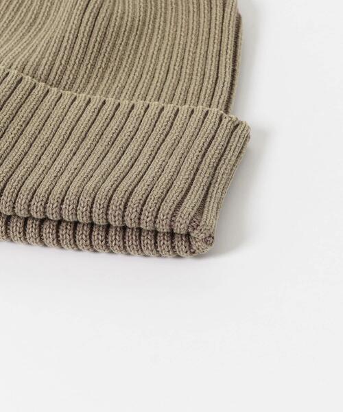 SMELLY（スメリー）の「ウォッシュリブワッチ（ニットキャップ/ビーニー・レディース・ブルー/ベージュ・-）」の7枚目の写真