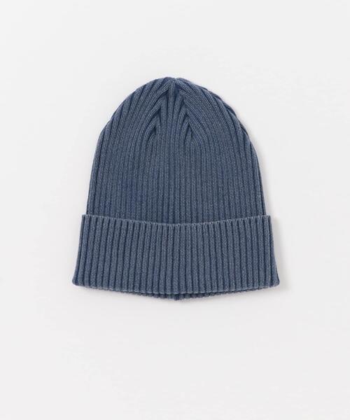 SMELLY（スメリー）の「ウォッシュリブワッチ（ニットキャップ/ビーニー・レディース・ブルー/ベージュ・-）」の11枚目の写真