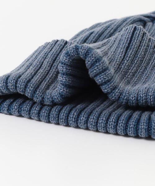 SMELLY（スメリー）の「ウォッシュリブワッチ（ニットキャップ/ビーニー・レディース・ブルー/ベージュ・-）」の13枚目の写真