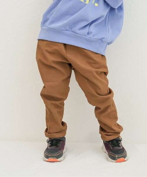 BREEZE（ブリーズ）の「【ストレッチ】すぽ軽テーパードパンツ_ジュニア対応（その他パンツ・キッズ・オレンジ/インディゴブルー/カーキ/ブラック/その他10/キャメル・90/100/110/150/160/120/130/140）」の5枚目の写真