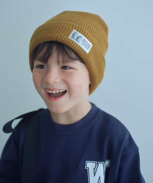 MARMOT（マーモット）の「＜Marmot＞ニットキャップ / ニット帽 / キッズ（ニットキャップ/ビーニー・キッズ・ブラック/ライトグレー/マスタード/ダークグレー・FREE）」の4枚目の写真