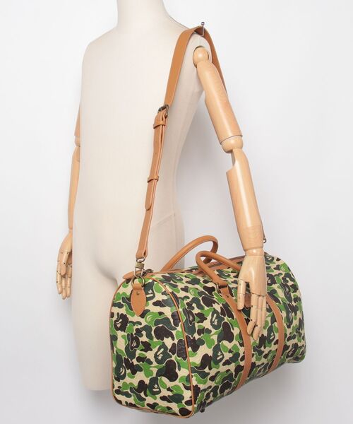 A BATHING APE(アベイシングエイプ)の「ABC CAMO PU OSTRICH BOSTON BAG(ボストンバッグ・メンズ・グリーン/ブルー/ピンク・FREE)」の19枚目の写真