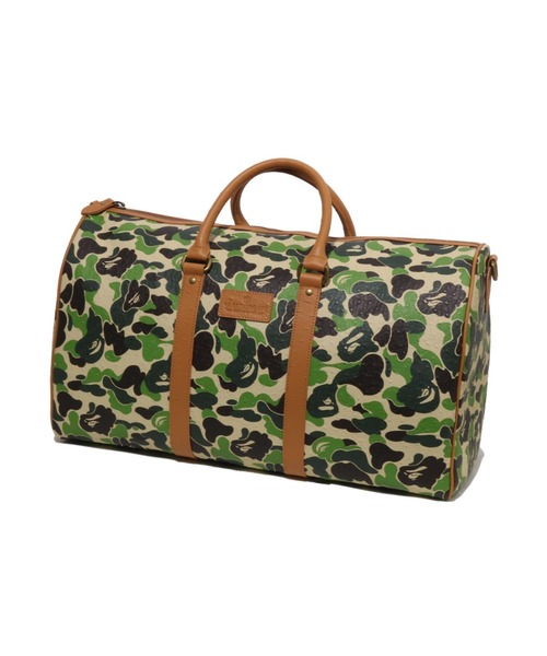 A BATHING APE(アベイシングエイプ)の「ABC CAMO PU OSTRICH BOSTON BAG(ボストンバッグ・メンズ・グリーン/ブルー/ピンク・FREE)」の4枚目の写真
