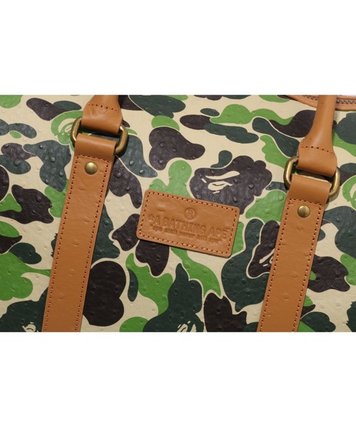 A BATHING APE(アベイシングエイプ)の「ABC CAMO PU OSTRICH BOSTON BAG(ボストンバッグ・メンズ・グリーン/ブルー/ピンク・FREE)」の10枚目の写真