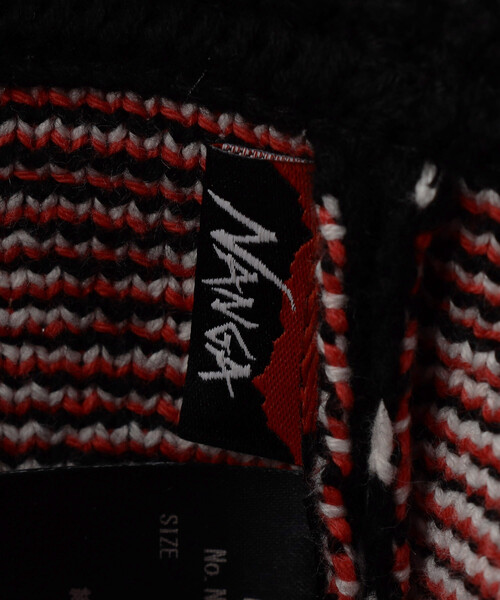 NANGA（ナンガ）の「NANGA/ナンガ JACQUARD KNIT HAT ジャカード ニットハット（ハット・メンズ・ブラック・ONE SIZE）」の6枚目の写真