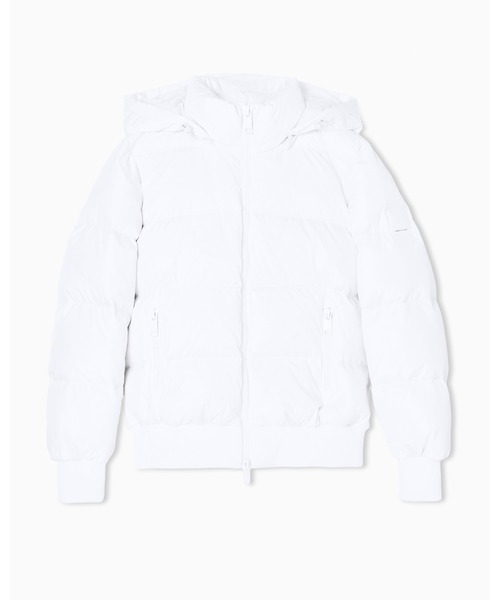 ARMANI EXCHANGE（アルマーニエクスチェンジ）の「【A|X アルマーニ エクスチェンジ】ICON リアルダウンショートジャケット（EC限定カラー含）（ダウンジャケット/コート・レディース・ホワイト/ブラック・LARGE/MEDIUM/SMALL/X-LARGE/X-SMALL）」の7枚目の写真