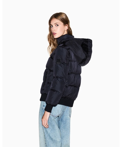 A|X アルマーニ エクスチェンジ】ICON リアルダウンショートジャケット