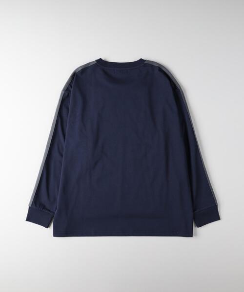 BACK NUMBER(バックナンバー)の「BACK NUMBER(バックナンバー)【メンズ】袖ラインロングスリーブTシャツ(Tシャツ/カットソー・メンズ・ブラック/ネイビー/ホワイト・L/XL/M)」の14枚目の写真