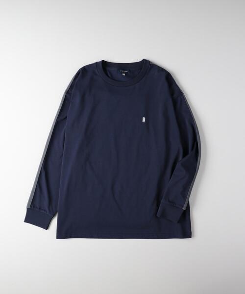 BACK NUMBER(バックナンバー)の「BACK NUMBER(バックナンバー)【メンズ】袖ラインロングスリーブTシャツ(Tシャツ/カットソー・メンズ・ブラック/ネイビー/ホワイト・L/XL/M)」の16枚目の写真
