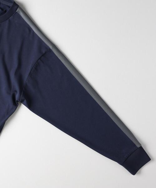 BACK NUMBER(バックナンバー)の「BACK NUMBER(バックナンバー)【メンズ】袖ラインロングスリーブTシャツ(Tシャツ/カットソー・メンズ・ブラック/ネイビー/ホワイト・L/XL/M)」の17枚目の写真