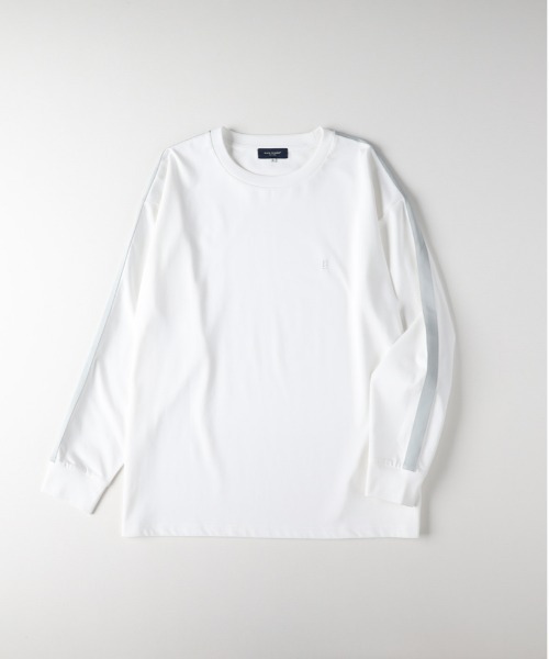 パーキングデリバリー×ナンバーミー　マジT 長袖カットソー　ロンT 白 コインパーキングデリバリー×ナンバーミー マジT 長袖カットソー ロンT 白