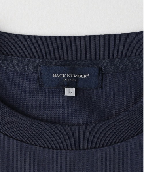 BACK NUMBER(バックナンバー)の「BACK NUMBER(バックナンバー)【メンズ】袖ラインロングスリーブTシャツ(Tシャツ/カットソー・メンズ・ブラック/ネイビー/ホワイト・L/XL/M)」の6枚目の写真